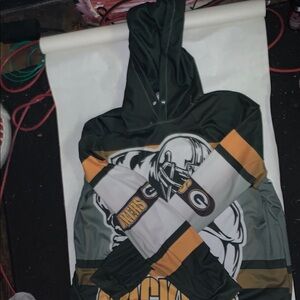 NFL Green and Gold Men's Sweater